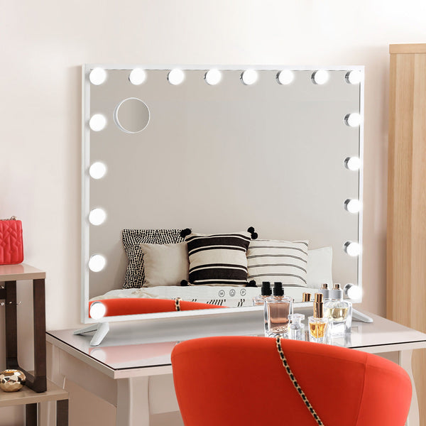 Embellir Makeup Mirror With Light Led Hollywood Vanity Dimmable Wall Mirrors Makeup Mirrors