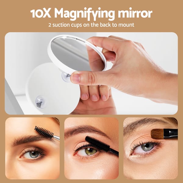 Embellir Makeup Mirror With Light Led Hollywood Vanity Dimmable Wall Mirrors Makeup Mirrors