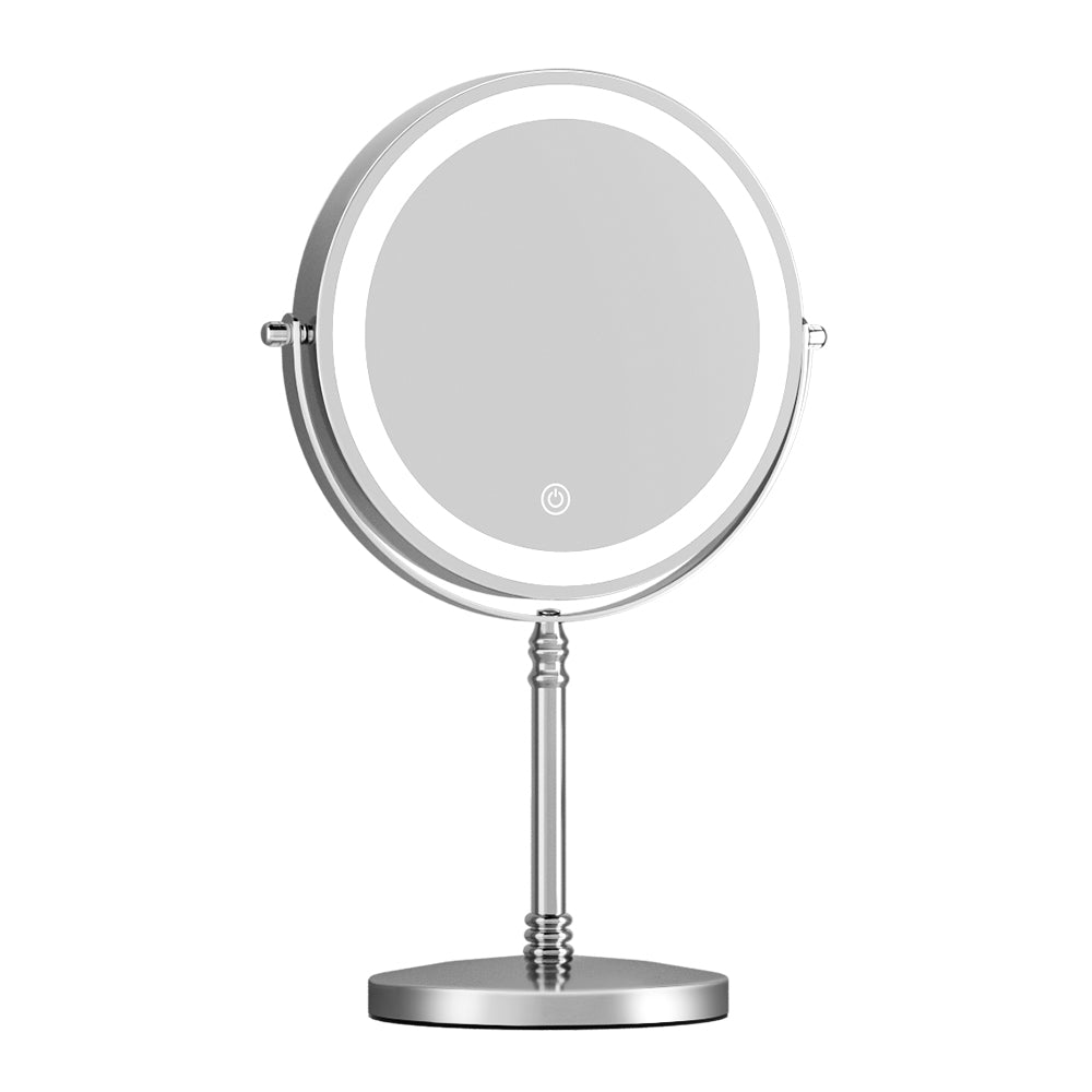 Embellir Makeup Mirror Led Light Cosmetic Round 360 Rotation 10X Magnifying Makeup Mirrors