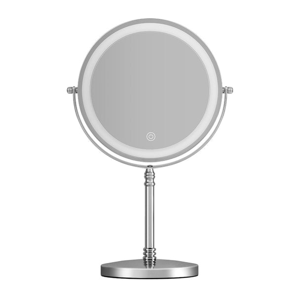 Embellir Makeup Mirror Led Light Cosmetic Round 360 Rotation 10X Magnifying Makeup Mirrors