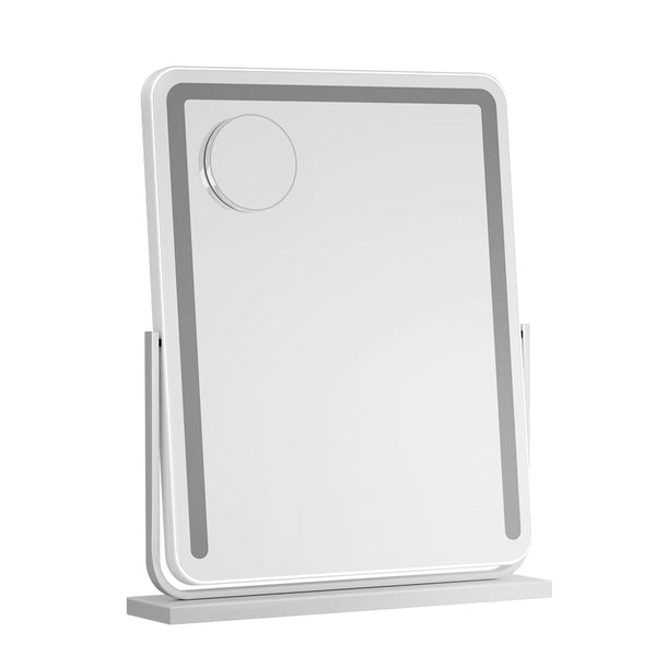 Embellir Makeup Mirror With Lights Hollywood Vanity Led Mirrors White 40X50cm Makeup Mirrors