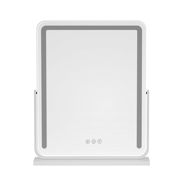 Embellir Makeup Mirror With Lights Hollywood Vanity Led Mirrors White 40X50cm Makeup Mirrors