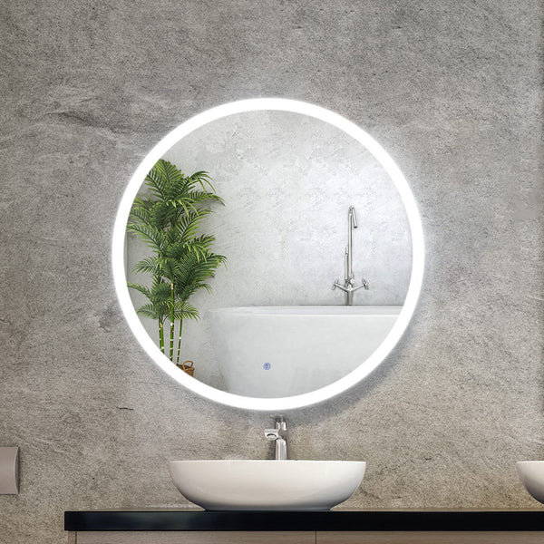 Embellir Led Wall Mirror Bathroom Light 80 Centimeter Decor Round Decorative Mirrors
