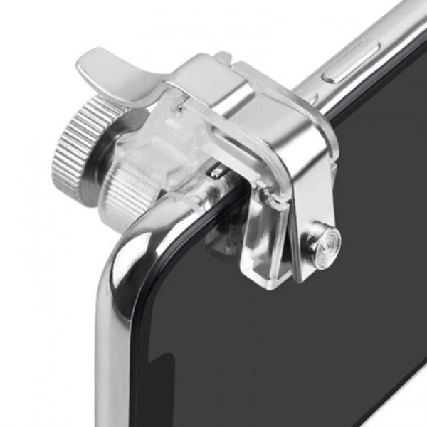 Mobile Gamepad Trigger Fire Button Aim Key L1r1 Controller 2Pcs Transparent Mounts & Holders