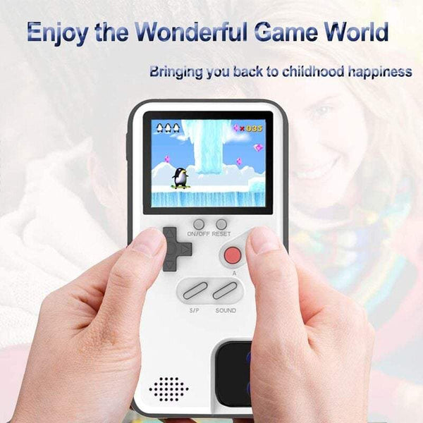 Phone Cases Covers Mobile For Iphone Retro 3D Game Design Style With 36 Mini Games Colour Screen Video Protective 6.1 Inches 11 White