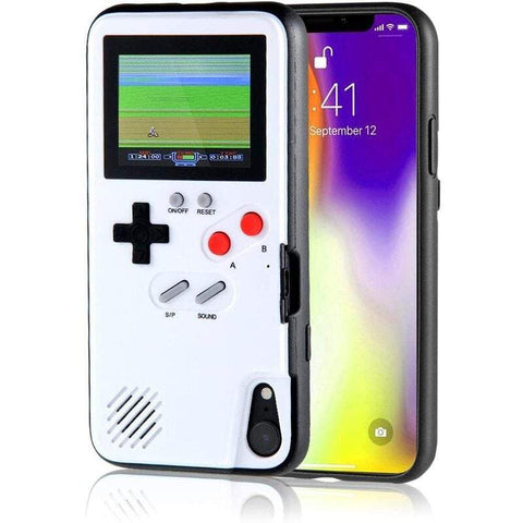 Phone Cases Covers Mobile For Iphone Retro 3D Game Design Style With 36 Mini Games Colour Screen Video Protective Iphonexr White