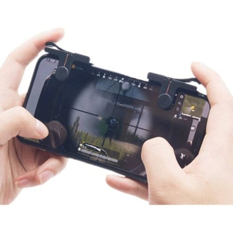 Mobile Phone Game Controller Fit For Android / Ios Games Black ...