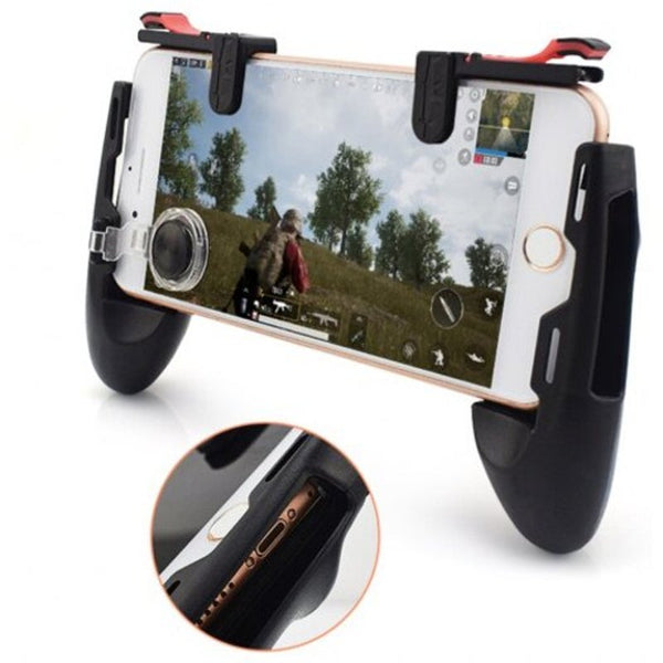 Mobile Phone Game Controller Trigger Fire Button Joystick Gamepad 4In1 Black