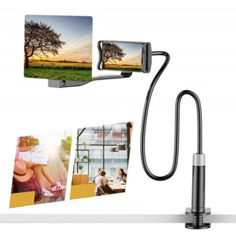 Lazy Bracket Mobile Phone All Angles Holder Screen Magnifier Mounts & Holders