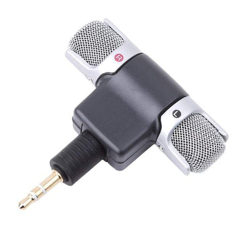 Microphones Mobile Phone Mini 3.5Mm Jack Stereo Condenser For Voice Recording Internet Chatting Other Mobile Accessories
