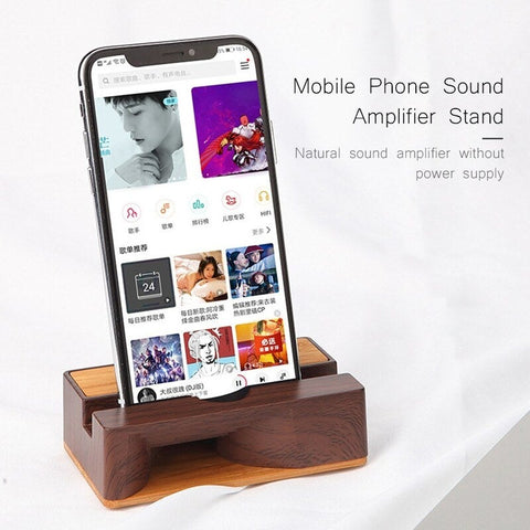 Mobile Phone Sound Amplifier Stand Cell With Holder Desk Support Mounts & Holders