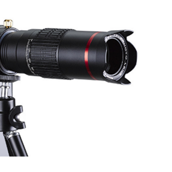Mobile Telescope Phone 22 Times Lens Metal Black Lenses