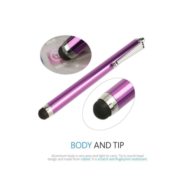 Mobile Phone Random Colour 10 Pcs Stylus Pen Pink Purple Black Green Silver Universal Touch Screen Capacitive For Kindle Ipad Iphone 6 / 6S 6Plus Sams