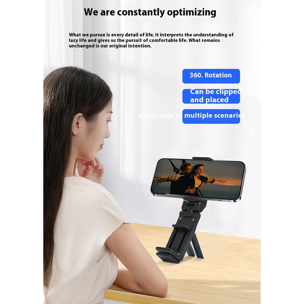 Mounts & Holders Mobile Phone Stand Multifunctional Mini Desktop Rotating Folding Mounts Holders