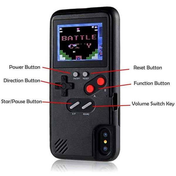 Phone Cases Covers Mobile For Iphone Retro 3D Game Design Style With 36 Mini Games Colour Screen Video Protective Iphonex / Iphonexs Max Black