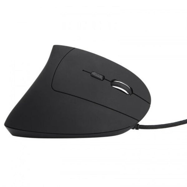 E1803 Ergonomic Vertical Usb Wired Mouse Black Mice Trackballs & Touchpads