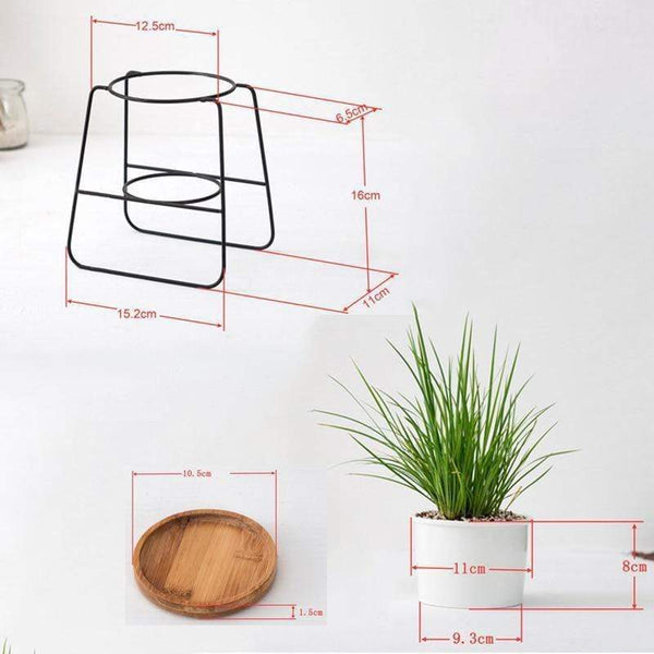 Poise Pot Indoor Little Plant Stand Decor Plant Stands