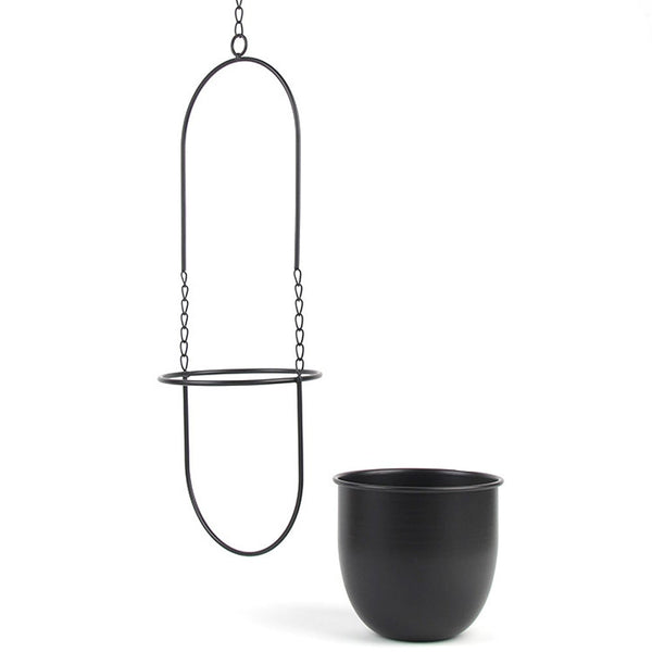 Modern Decorative Swinging Flower Pot Plant Planter Hanging Basket For Home Planters & Vases