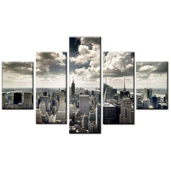Modern Unframed Prints High Definition Building Wall Art 5Pcs Multi X 8 222Pcs 142Pcs 18Inch No Frame Posters & Prints