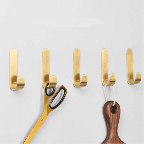 Modern Simple Gold Wall Hooks Storage Organisation Wall Hooks & Hangers
