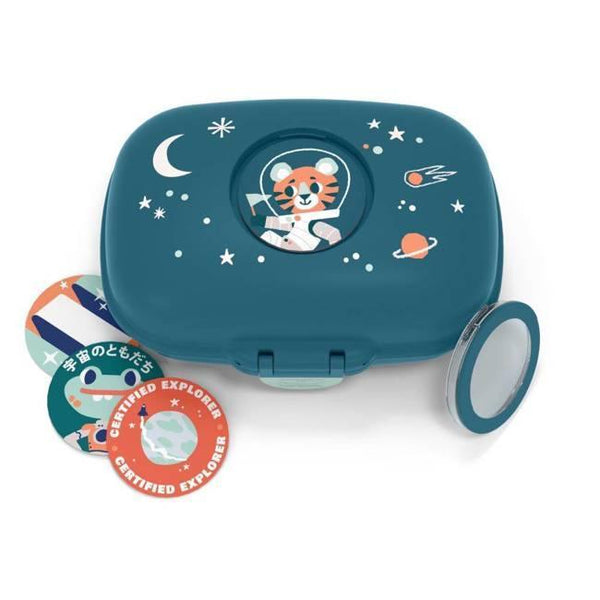Monbento Gram Snack Box In Cosmic Blue Lunchboxes & Bags