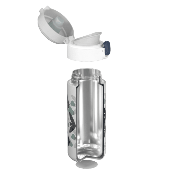 Monbento Mb Pop Graphic 360Ml Insulated Bottle Birds Water Bottles & Vacuum Flasks