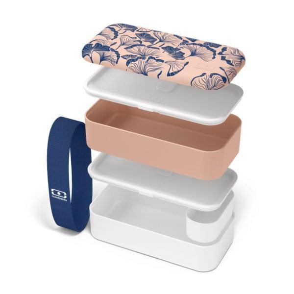 Monbento Original Graphic 1L Bento Box Lunch Ginkgo Bpa Free Airtight Lunchboxes & Bags