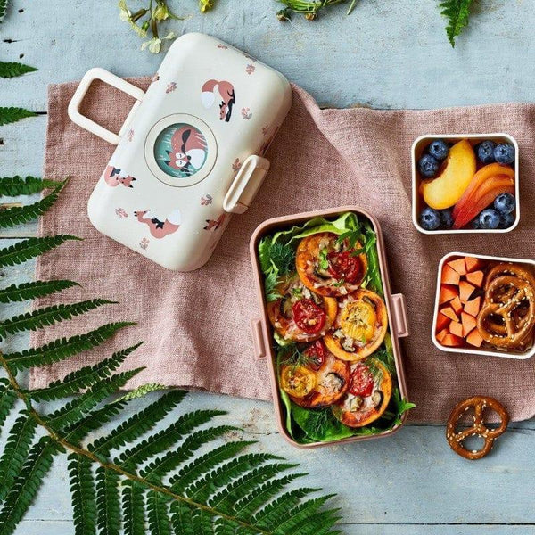 Monbento Tresor Graphic Kids's Bento Box Cinnamon Fox Lunchboxes & Bags