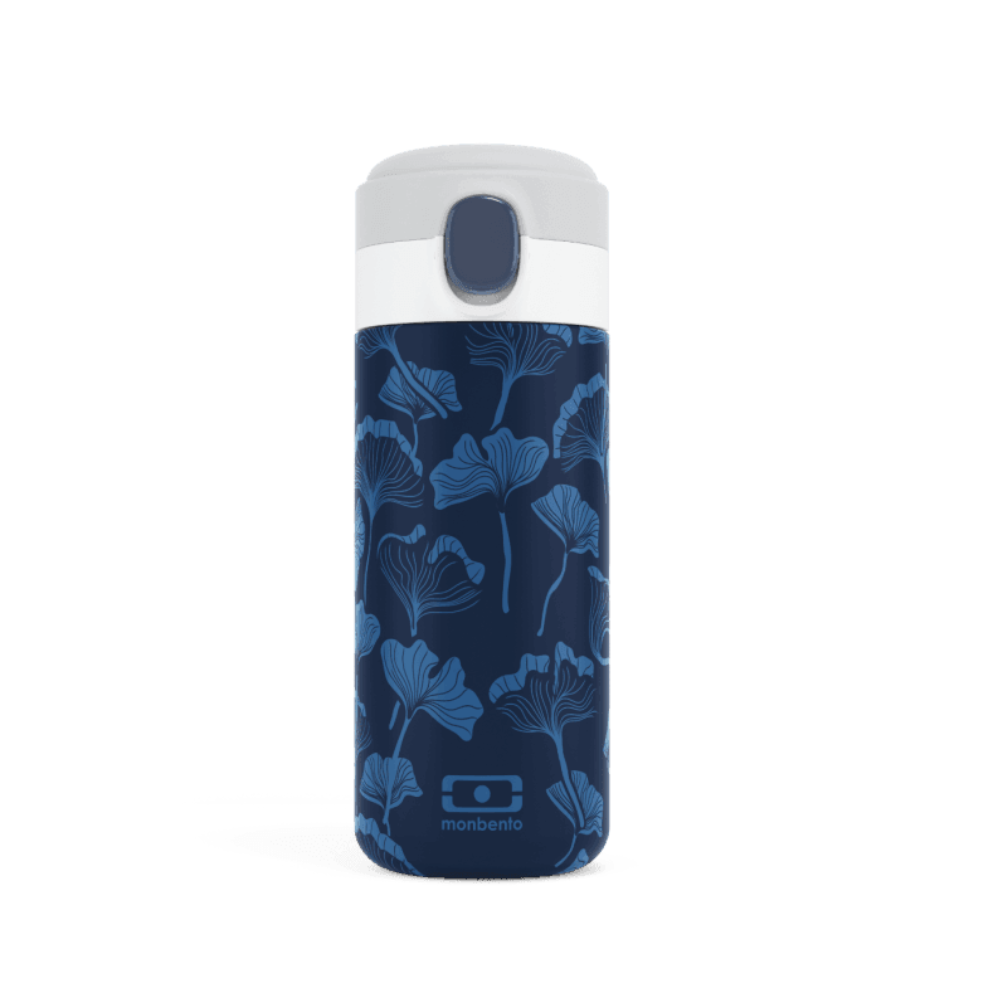 Monbento Mb Pop Graphic 360Ml Insulated Bottle Ginkgo Water Bottles & Vacuum Flasks