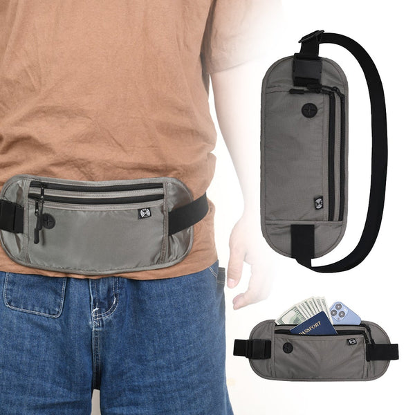 Money Belt For Travel Purse Rfid Slim Passport Holder Pouch To Protect Id & Document Holders
