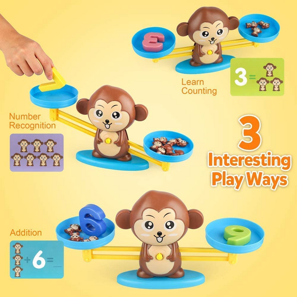 Monkey Balance Addition And Subtraction Math Counting Educational Toy