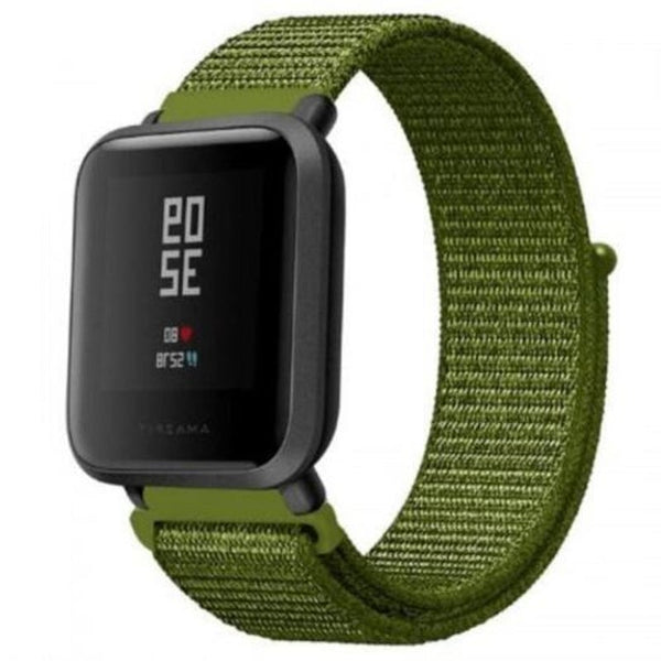 Monochrome Loopback Canvas Replacement Strap For Amazfit Black