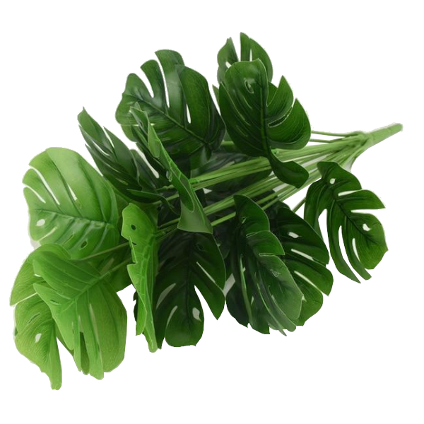 Monstera Leaves Artificial Plants Decor Floral Décor