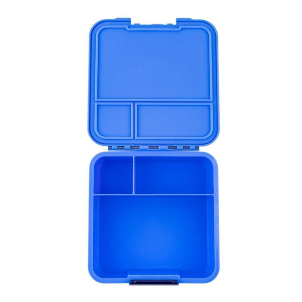 Montii.Co Little Lunch Box | Bento Three Blueberry Lunchboxes & Bags