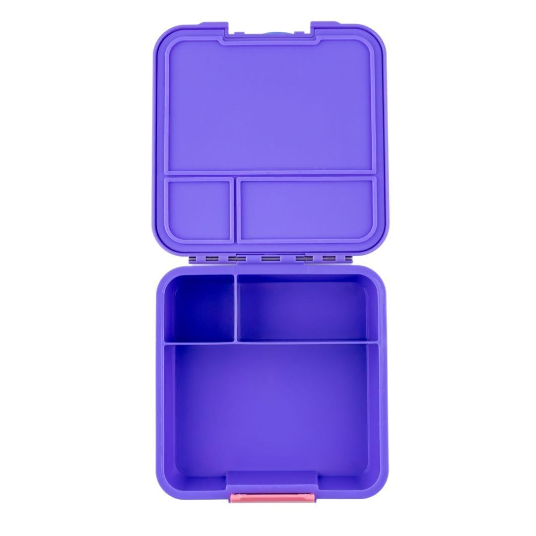 Montii.Co Little Lunch Box | Bento Three Grape Lunchboxes & Bags