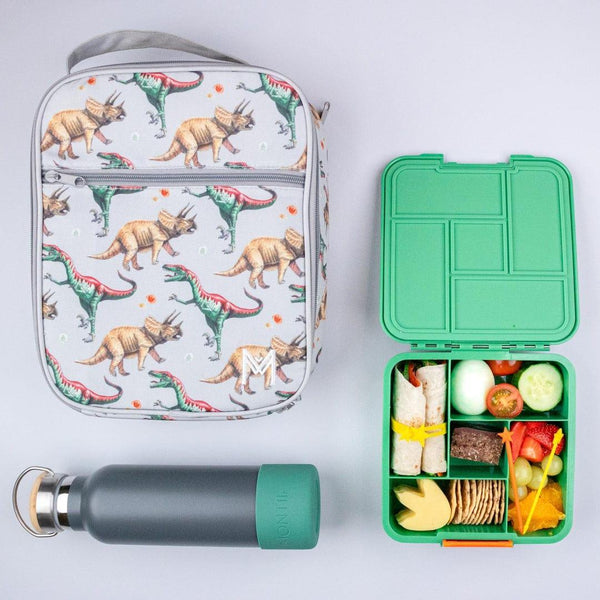 Montii.Co Quad Sandwich Cutter For Creating 4 Small Dinosaur Footprints Cookie Cutters