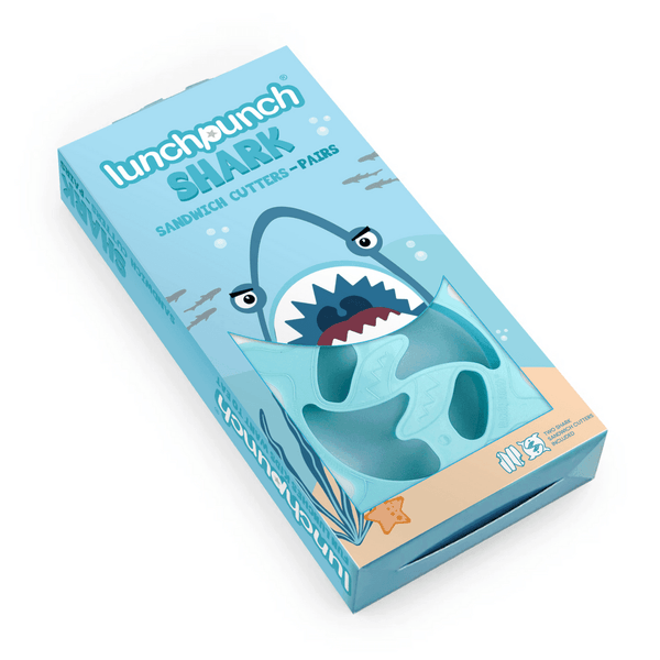 Montii.Co Lunch Punch Sandwich Cutters | Shark Cookie Cutters