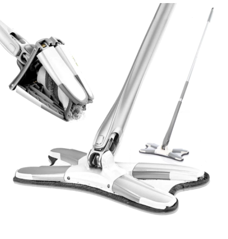 X Type Microfibre Floor Mop Easy Handheld Wet Or Dry Mops Brooms & Scrubbers