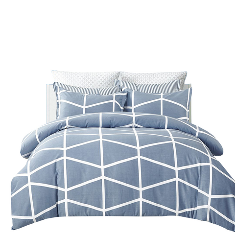 Fabric Fantastic Moreton King Size Duvet Quilt Cover Set Quilt Covers