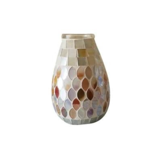 Mosaic Glass Vase Decor Accessories Vases
