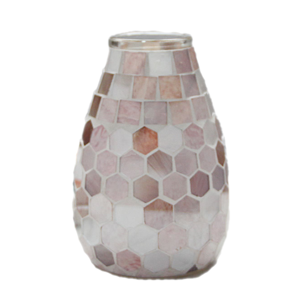 Mosaic Glass Vase Decor Accessories Vases