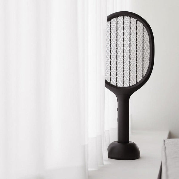 Mosquito Killer Bug Racket Insects Usb Charging Black Insect Zappers