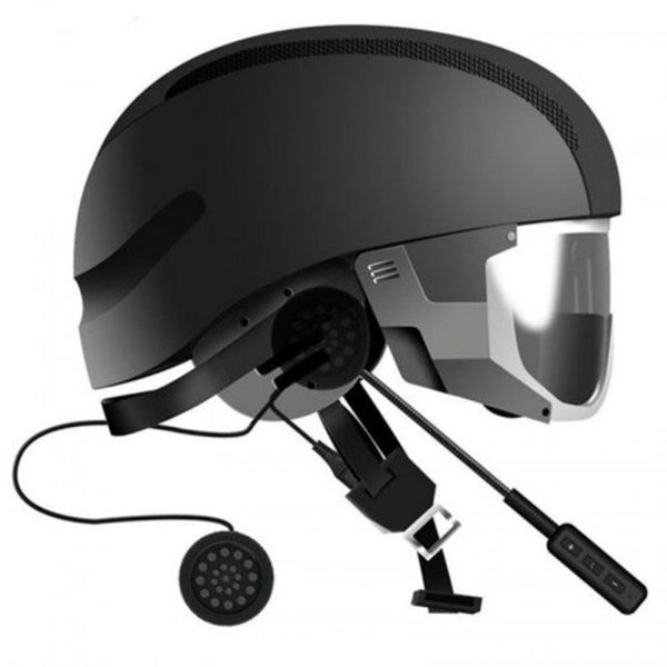Motorcycle Bluetooth Helmet Earphones Black Wired Earphones