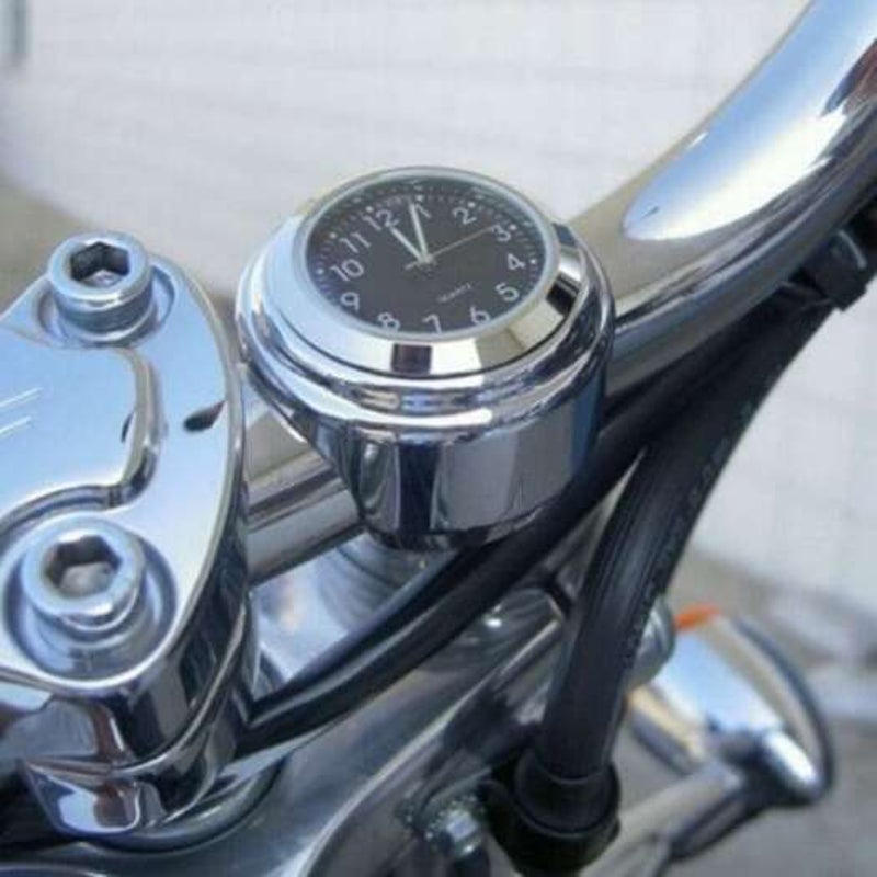 Motorcycle Hand Clock Black