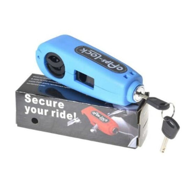 Locks & Security Motorcycle Handle Anti Theft Handlebar Electric Bike Lock Ocean Blue