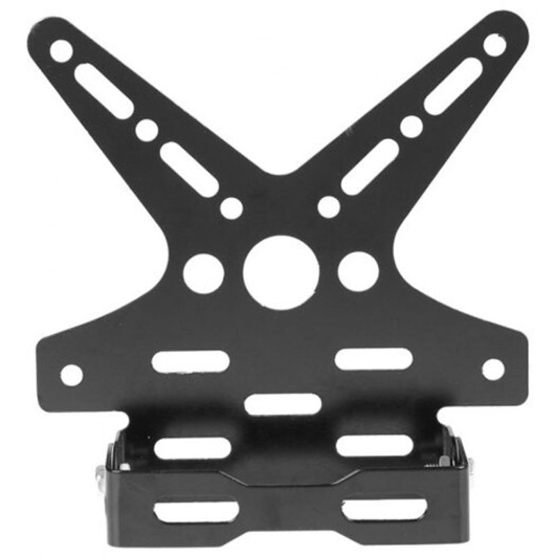 Motorcycle License Plate Aluminum Alloy Mount Bracket Adjusted Number Holder Black Other Motorcycle Parts