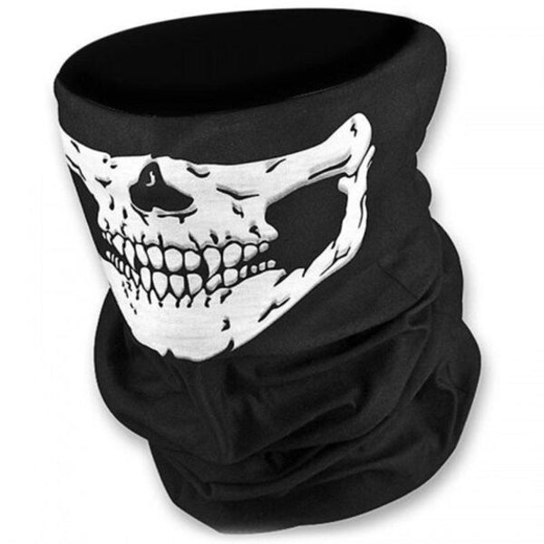 Motorcycle Riding Mask Horrible Pattern Black Other Motorcycle Clothing