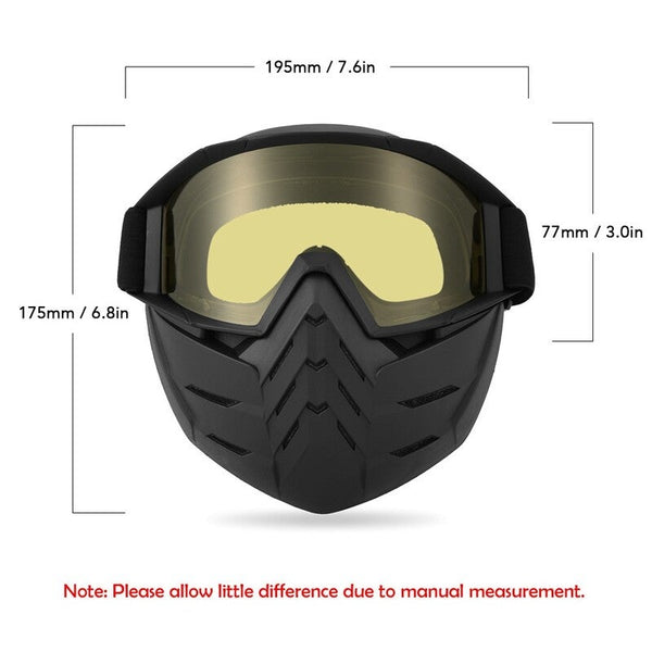 Motorcycling Goggles Uva400 Protection Winter Skiing Riding Skating Sports 2 Eyewear