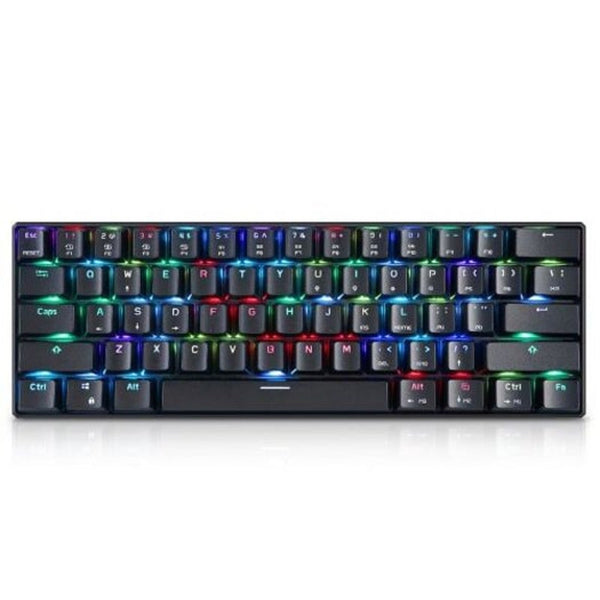 Motospeed Ck61 Nkro Rgb Mechanical Keyboard With Outemu Blue Switch Black Keyboards & Keypads