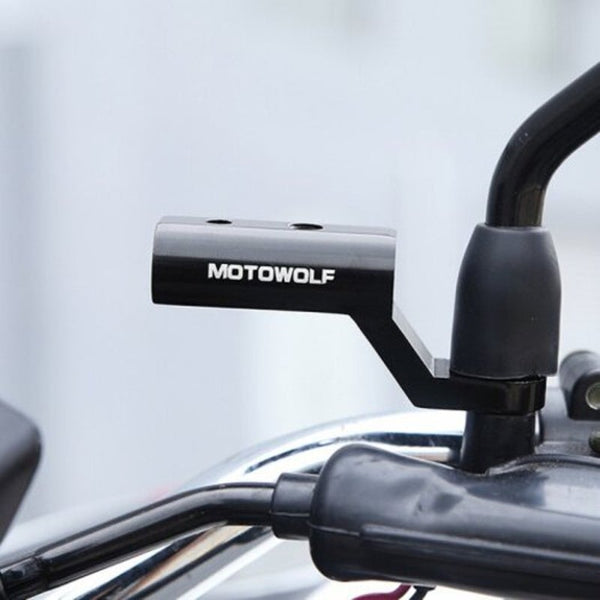 Motowolf Mdl3509 Motorcycle Rearview Mirror Expansion Bracket Holder Mount Black Mounts & Holders